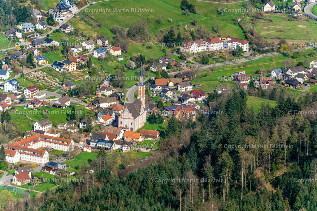 Etteneim-28-03-23-1-4 | Bilder Fotos Luftbilder Luftaufnahmen Deutschland Süden Westen Schwarzwald Baden Württemberg  