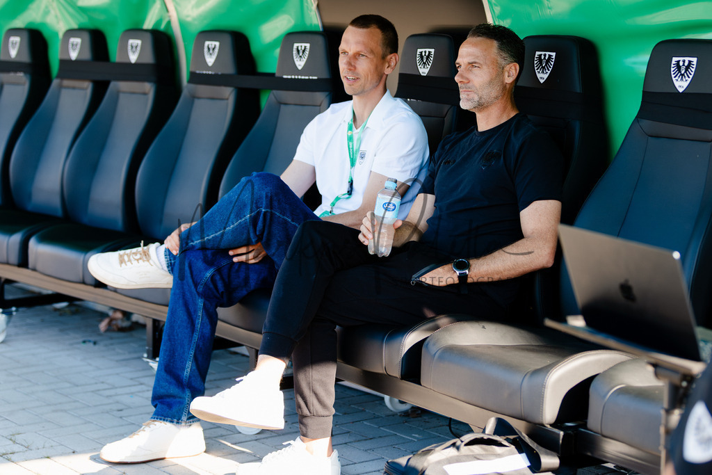 DFB-Pokal 2025/2026, 1. Runde: SC Preußen Münster - Hertha BSC Berlin | Münster, 18.08.2025: DFB-Pokal 2025/2026, 1. Runde, SC Preußen Münster gegen Hertha BSC Berlin im LVM-Preußenstadion in Münster.(Foto: sportfotografie.ms | Markus Paletta) - Realisiert mit Pictrs.com