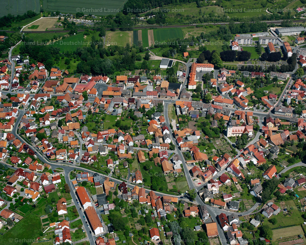 2634132 | UDER 09.06.2006 Stadtansicht des Innenstadtbereiches  in Uder im Bundesland Thüringen, Deutschland // City view on down town  in Uder in the state Thuringia, Germany Foto: Gerhard Launer