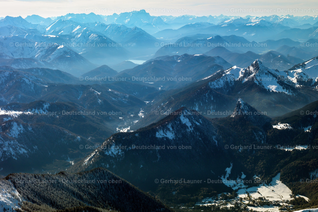 2991131 | Alpen bei Rottach-Egern mit Blick auf Zugspitze