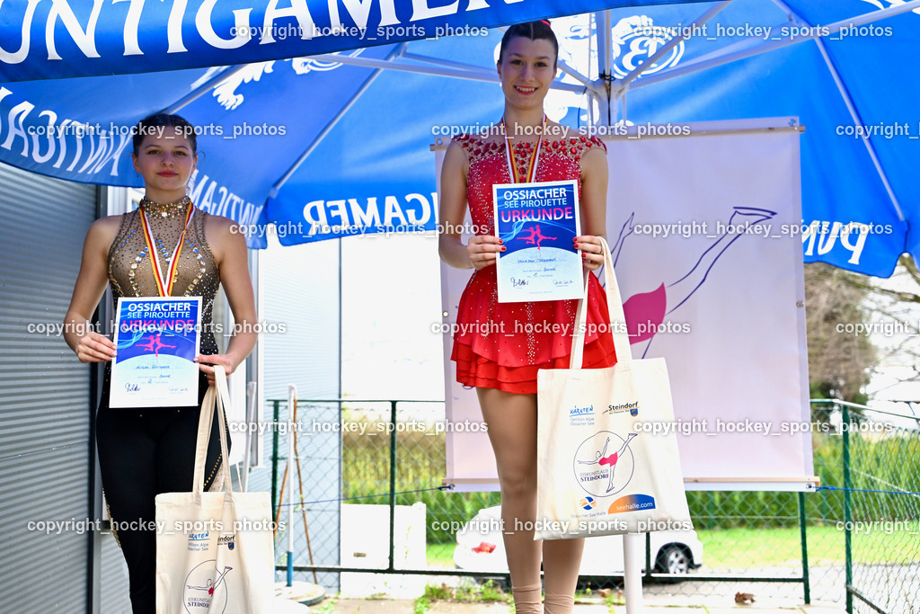 Ossiachersee Pirouette ESC Steindorf 31.3.2024 | Ossiachersee Pirouette ESC Steindorf 31.3.2024, Ossiachersee Pirouette ESC Steindorf am 31.03.2024 in Steindorf (Ossiachersee Halle), Austria, (Photo by Bernd Stefan)