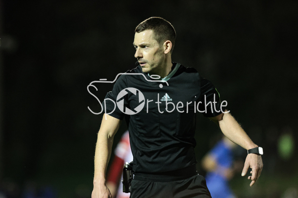 FV Illertissen - FC Bayern Amateure | im Bild Schiedsrichter Manuel STEIGERWALD in Aktion / Freisteller / Einzelfoto