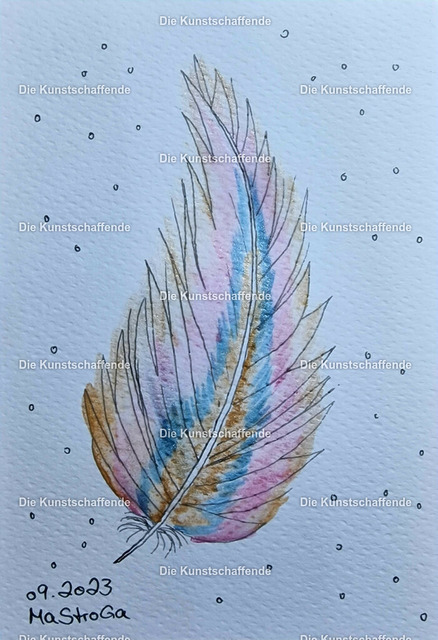 The ArtCreator-115213 | Kunstdruck von handgemalter Postkarte. | Art print from hand painted postcard. - Realisiert mit Pictrs.com