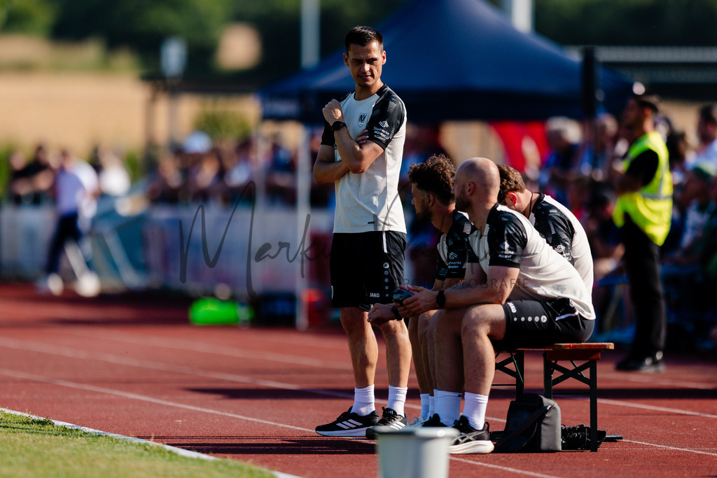 Testspiel, Saison 2026/27: SC Preußen Münster - Kickers Emden | Billerbeck, 10.07.2026: Testspiel, SC Preußen Münster gegen Kickers Emden auf der Anlage des DJK Billerbeck in Billerbeck. Foto: sportfotografie.ms | Markus Paletta - Realisiert mit Pictrs.com