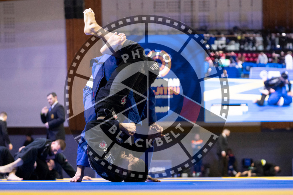 20240119PBB0353 | Fighters compete during the IBJJF European Championship in Paris, France, on January 19, 2024.