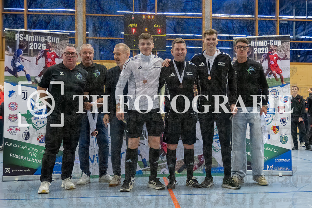 GER, Teamfoto, Fussball, U14 Hallenturnier, PS-Immo-Cup 2026, 18.01.2026 | Schiedsrichter