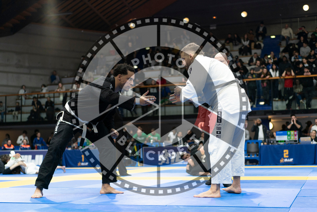 20240119PBB2717 | Fighters compete during the IBJJF European Championship in Paris, France, on January 19, 2024.