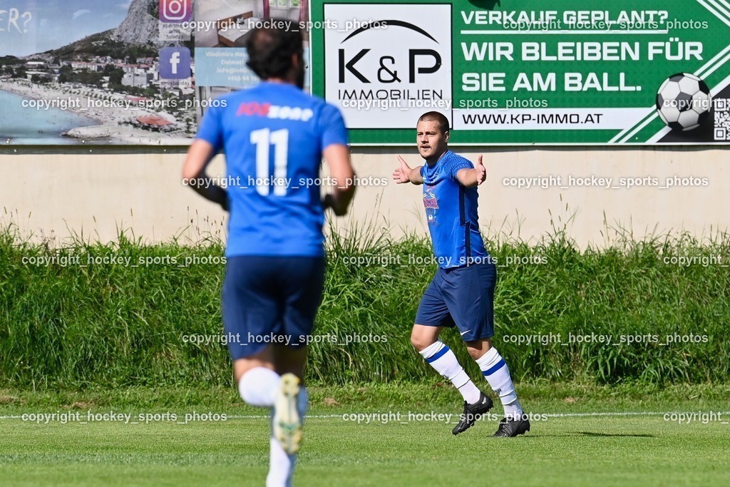 SV Afritz vs. ASKÖ Bodensdorf 20.8.2023 | Jubel Torschütze #10 Basta David