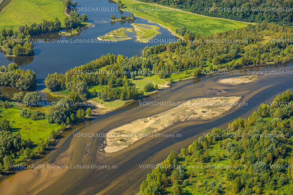 Wesel240805763Lippemuendung300dpi | Luftbild, Lipperenaturierung, Lippemündung in den Rhein, B58n Südumgehung, Lippeverlauf, Fluss Lippe, Lippeverband, , Wesel, Ruhrgebiet, Nordrhein-Westfalen, Deutschland