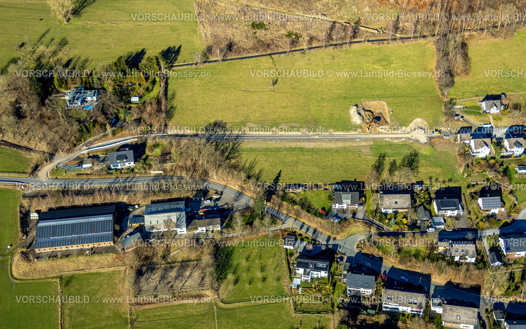 Schmallenberg230205532KlosterGrafschaft | Luftbild, Wohnbaugebiet Klosterblick, Am Wilzenberg, Ortsteil Grafschaft, Schmallenberg, Sauerland, Nordrhein-Westfalen, Deutschland