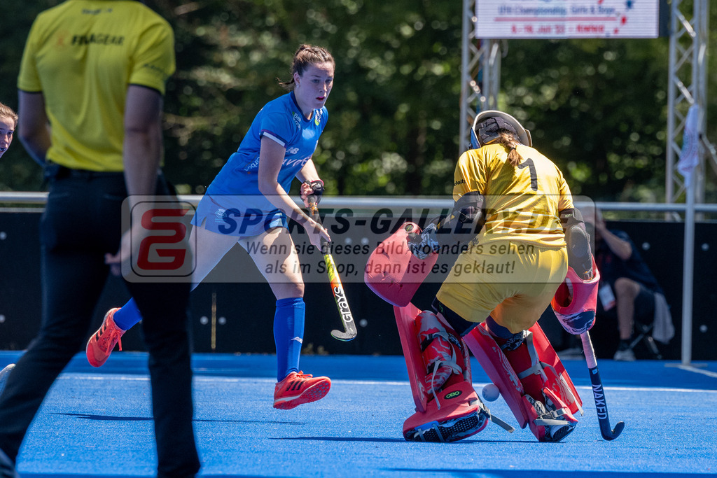 SFE_20230708_0035 | EuroHockey EM U18 Girls Belgium vs Scotland am 08.07.2023 in Krefeld (Gerd-Wellen-Hockeyanlage), Photo: Stephan Fehrmann 2023 (Sports-Gallery)