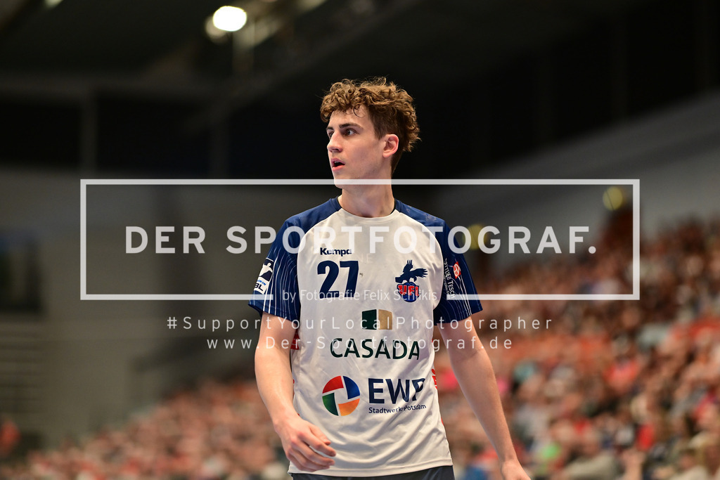 Handball I Herren I Saison 2024-2025 I Bundesliga I 25. Spieltag I HSV Hamburg - 1. VfL Potsdam I 03.04.2025 I 41623 | Der Sportfotograf. - Realized with Pictrs.com