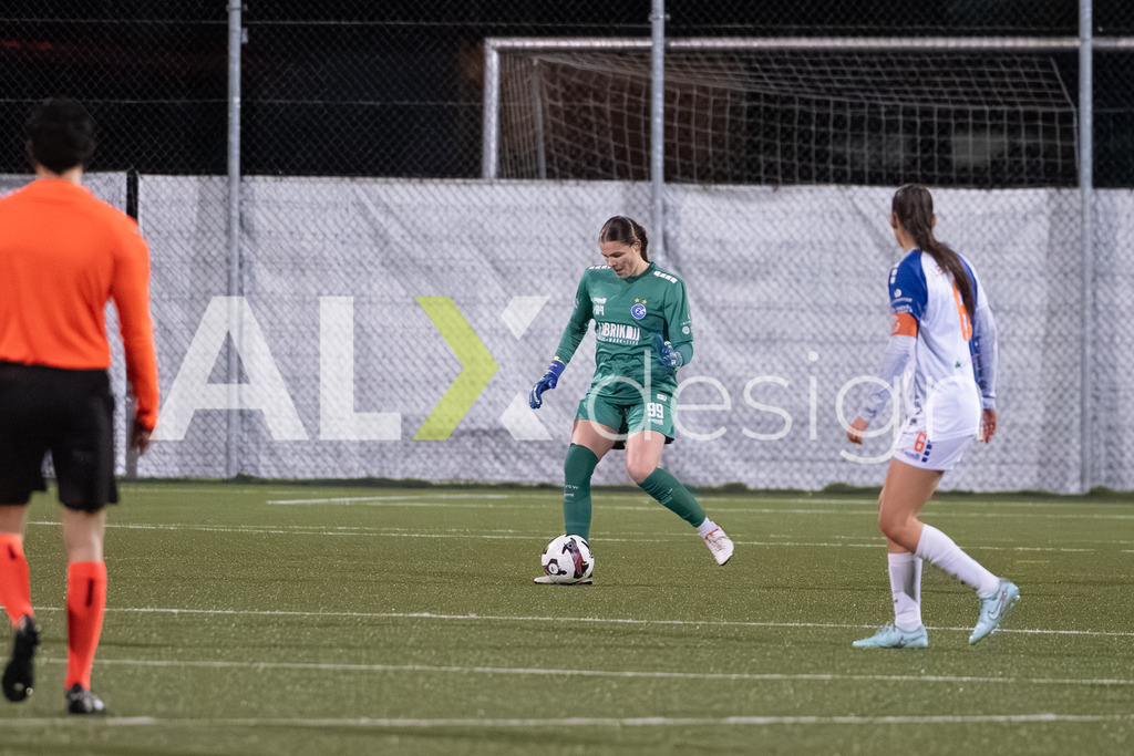 Fußball I Frauen I Saison 2025-2026 I AXA Women's Super League | Women I 14. Spieltag I Grasshoppers Club Zürich - FC Luzern I 14.02.2026 | 99 Lauren Kozal (US) (GC Zürich) – Tor - Realisiert mit Pictrs.com