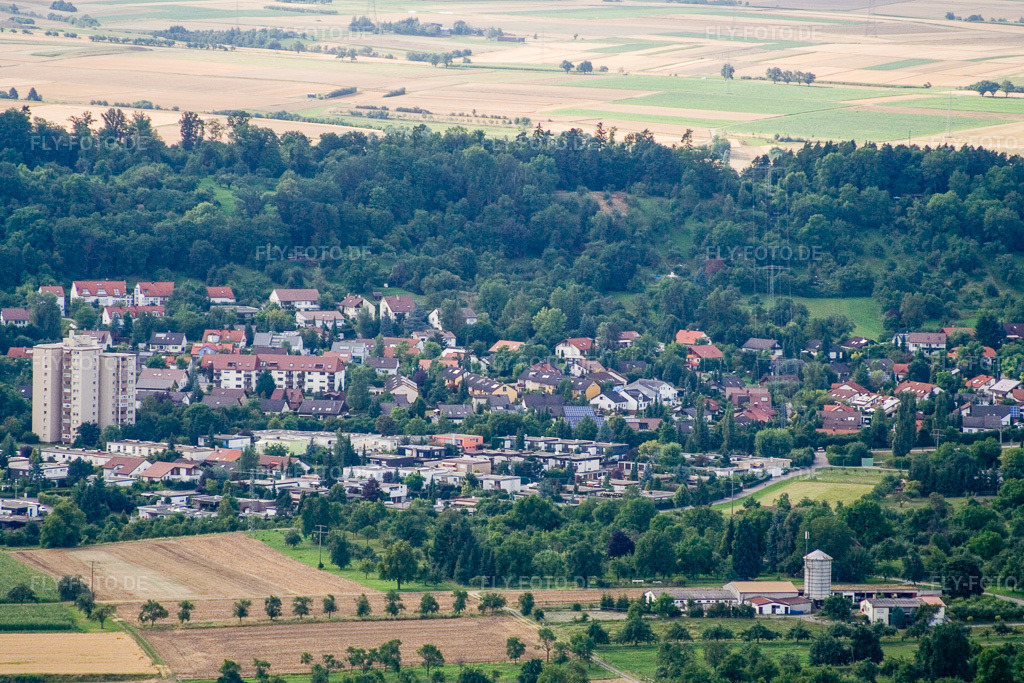 Luftbild: Ortsansicht von Südosten in Herrenberg im Bundesland Baden-Württemberg in Deutschland. Foto: IMG_12203.jpg vom 02.08.2008 durch Werner Riehm/FLY-FOTO.de