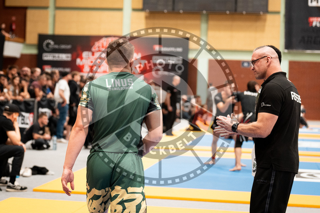 20250906PBB2324 | Fighters compete during the ADCC European Trials  competition in Warsaw, Poland, on September 6, 2025.
