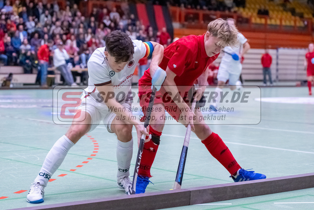 HK_20241220_100556 | 1. Bundesliga Halle Herren Crefelder HTC - Gladbacher HTC am 20.12.2024 Halle Glockenpitz, Krefeld ,