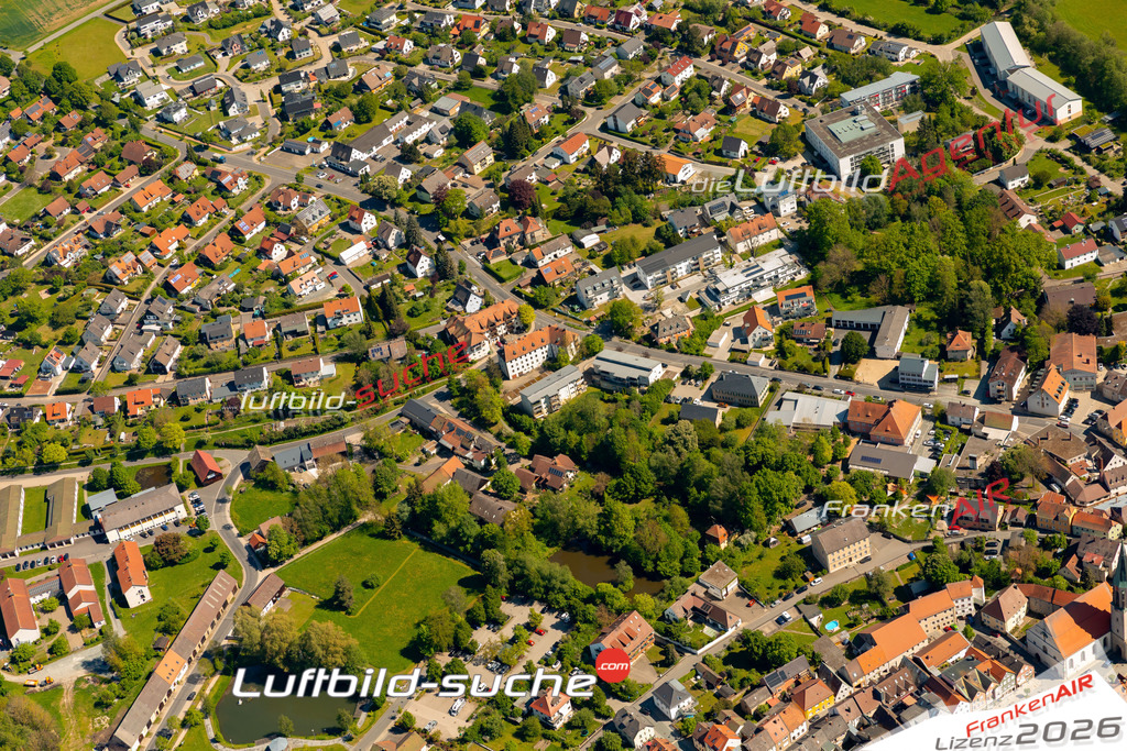 Das Luftbild zeigt :  Kemnath - Die Luftaufnahme wurde 2024 vom UL-Flugzeug aus erstellt ( keine Drohne ) - Hochauflösende Luftaufnahme - Für grossformatige Ausdrucke geeignet. Die Geschenkidee !Mit Lizenz und Bildrechte bestellbar