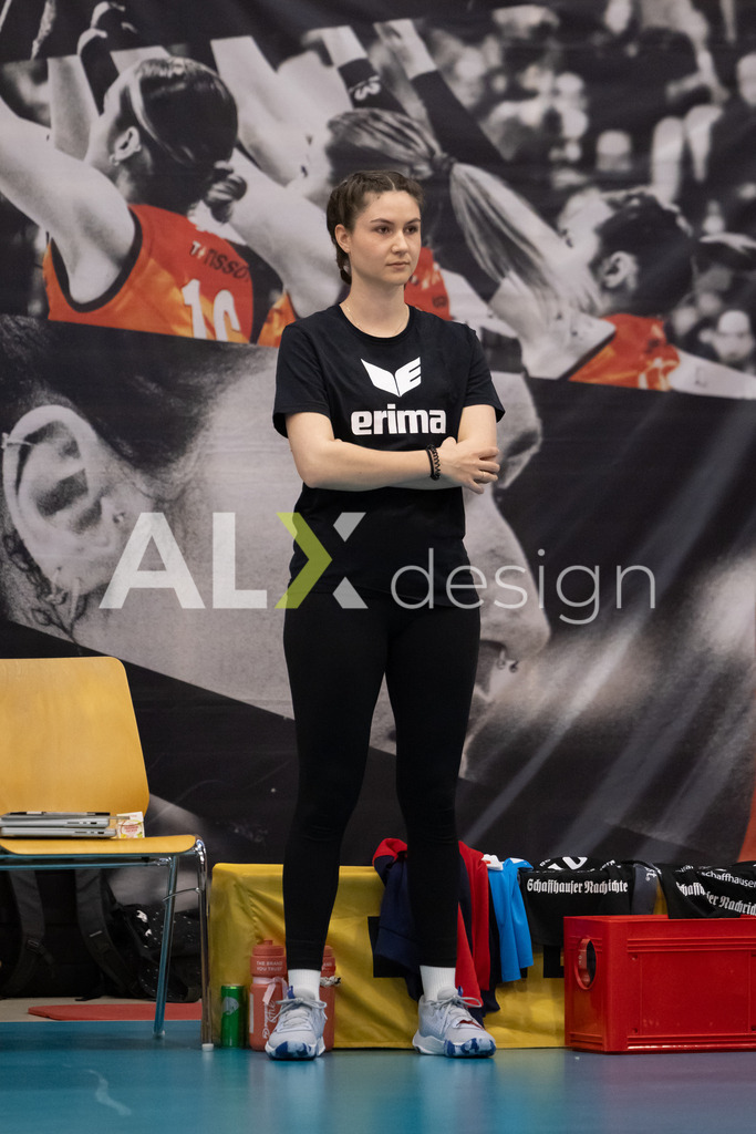 Volleyball I Frauen I Saison 2025-2026 I Volleyball NLA | Women I  Playoffs Finals 1/5 I viteos NUC - VC Kanti Schaffhausen I 06.04.2026 | 18 Martina Koch (CH) (VC Kanti Schaffhausen) – Mitte - Realisiert mit Pictrs.com