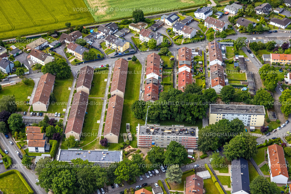 Soest220600550 | Luftbild, Städtesiedlung zwischen Gotlandweg und Kesselfuhr, Soest, Soester Boerde, Nordrhein-Westfalen, Deutschland