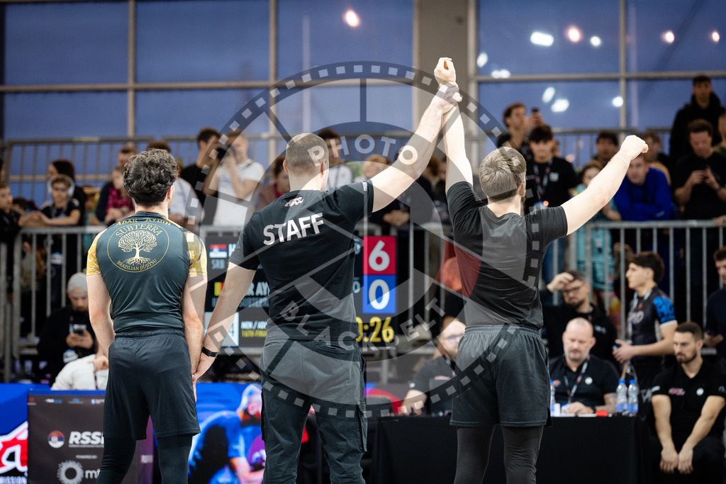 20260214PBB0149 | Fighters compete during the ADCC European Trials  competition day 1 in Belgrade, Serbia, on February 14, 2026.