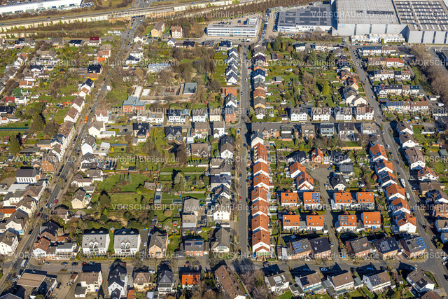Holzwickede230213572 | Luftbild, Wohngebiet Nordstraße, zwischen Bismarckstraße und August-Borsig-Straße, Holzwickede, Ruhrgebiet, Nordrhein-Westfalen, Deutschland