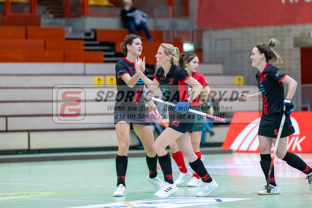 HK_20241214_100154 | 2. Bundesliga Halle Damen Crefelder HTC - DSD Düsseldorf am 14.12.2024 Halle Glockenpitz, Krefeld ,