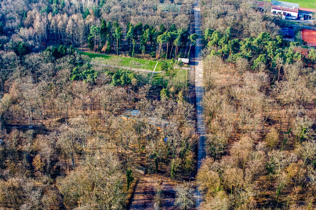 Luftbild: Fun Forest: Abenteuerpark Kandel in Kandel im Bundesland Rheinland-Pfalz in Deutschland. Foto: IMG_5486.jpg vom 21.02.2007 durch Werner Riehm/FLY-FOTO.de
