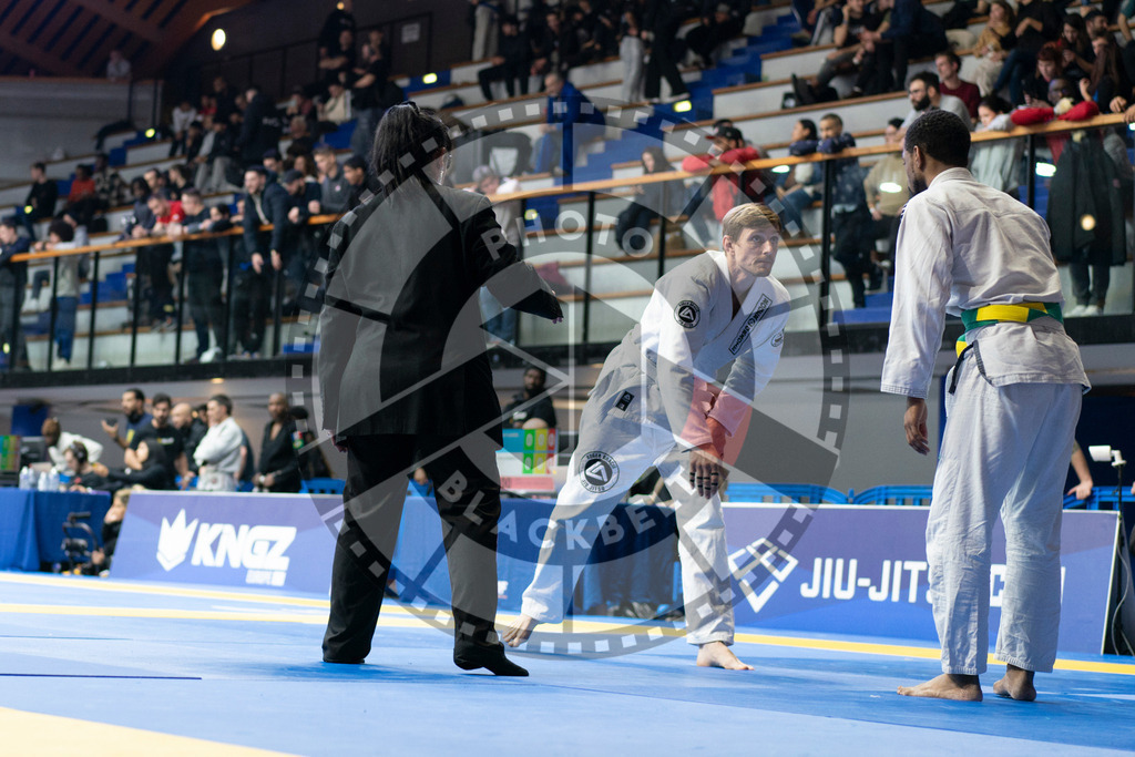 20240119PBB3640 | Fighters compete during the IBJJF European Championship in Paris, France, on January 19, 2024.