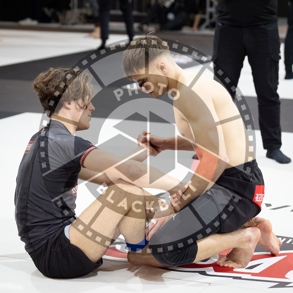 20260214PBB1870 | Fighters compete during the ADCC European Trials  competition day 1 in Belgrade, Serbia, on February 14, 2026.
