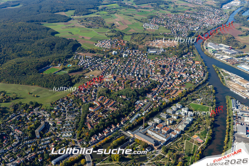 Das Luftbild der Stadt Gaustadt wurde 2019 vom Flugzeug heraus erstellt (keine Drohne) Aufnahmehöhe ca.400 Meter- hohe Auflösung- beste Druck-Qualität garantiert!