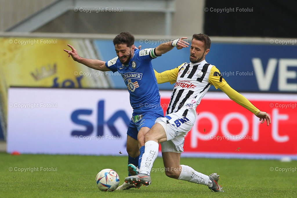 A_LUI_20230409_0034 | SPORT FUSSBALL ADMIRAL BUNDESLIGA 2022/23 LASK VS STURM GRAZ
IM BILD: Atari Kiteishvili (Sturm). Rene Renner (Lask)
FOTO:FOTOLUI/UW
