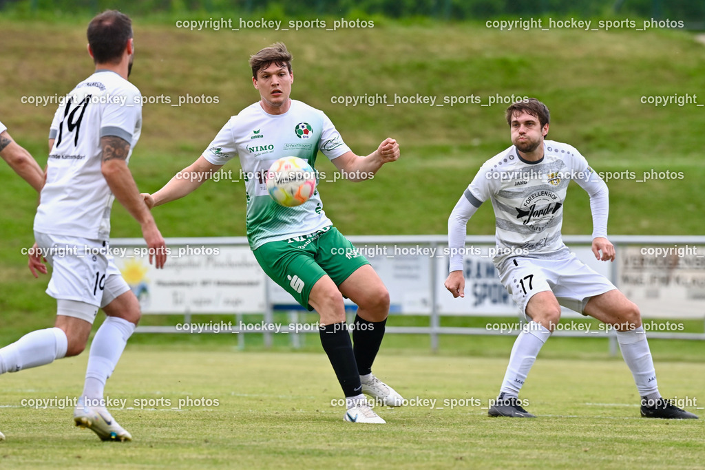 ASKÖ Köttmannsdorf vs. SV Feldkirchen 2.6.2023 | Christopher Sallinger, #14 Robert Thomas Tiffner, #17 Stephan Borovnik