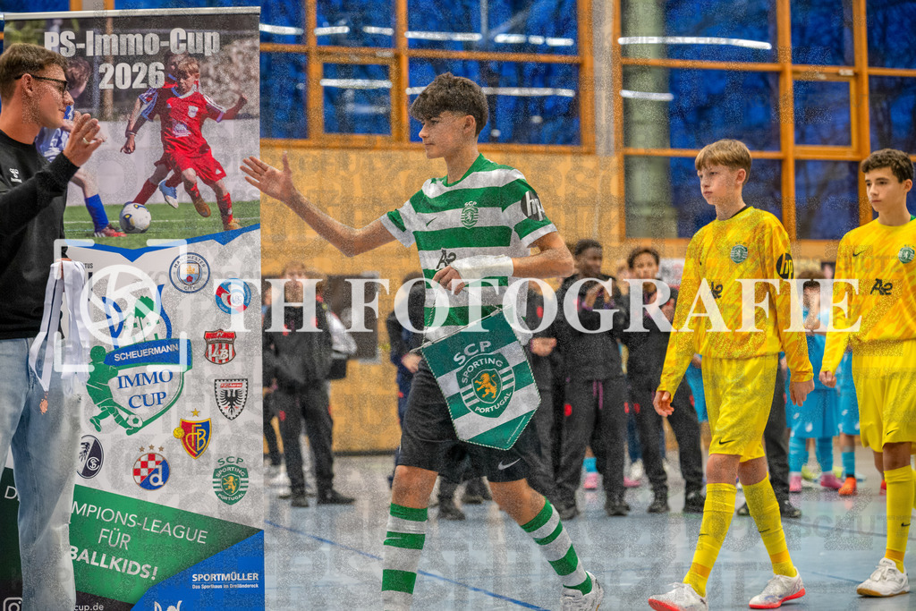 GER, Begegnung, Fussball, U14 Hallenturnier, PS-Immo-Cup 2026, 18.01.2026 | TH Fotografie