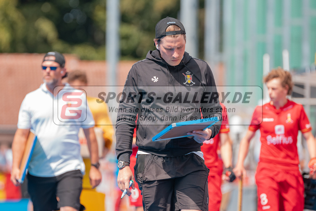 HK_20230716_102866 | Euro Hockey MU18 Boys Finale Belgium vs Germany Championship Girls &amp; Boys am 16.7.2023 CHTC , Krefeld ,
