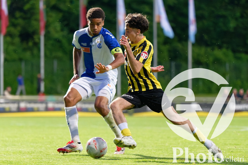 Match de barrage - Meyrin FC v GC Zürich U-21 | during the Match de barrage game between Meyrin FC and GC Zürich U-21 at Stade des Arbères in Meyrin, Switzerland