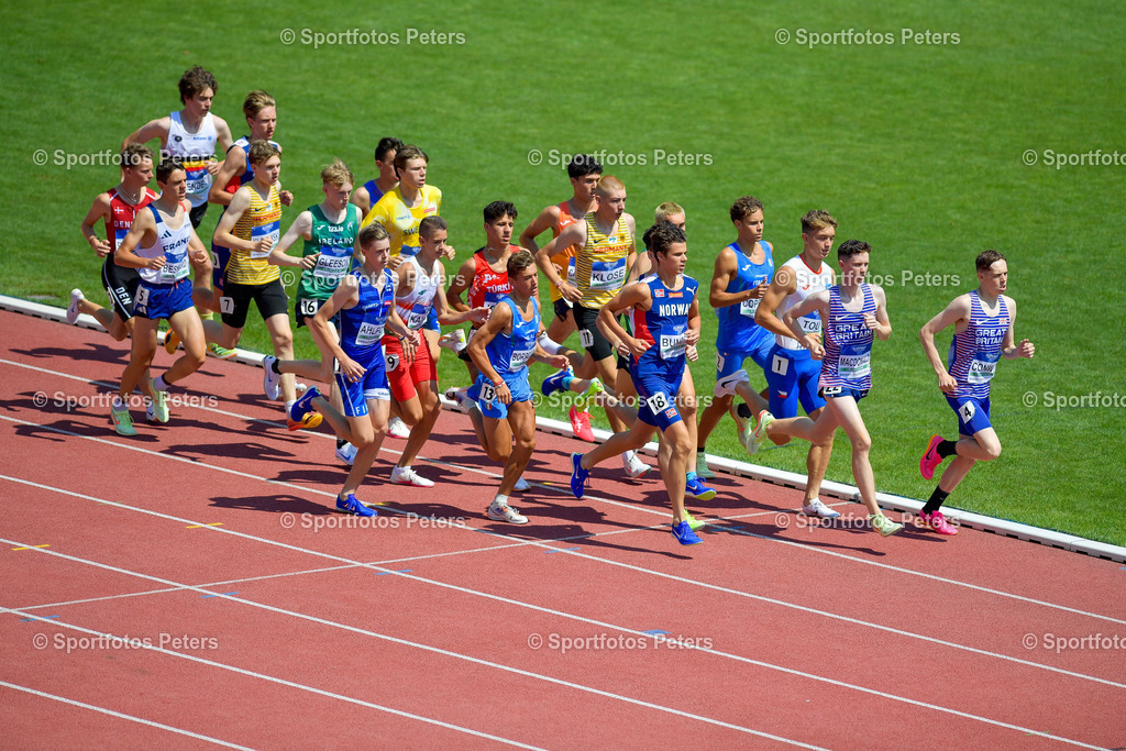 U18 EM - Tag 4_61 | European Athletics U18 Championships am 21.07.2024 in Banska Brystica; 3000m, Benjamin Klonowski und Paul Klose. Foto: Kai Peters - Realisiert mit Pictrs.com
