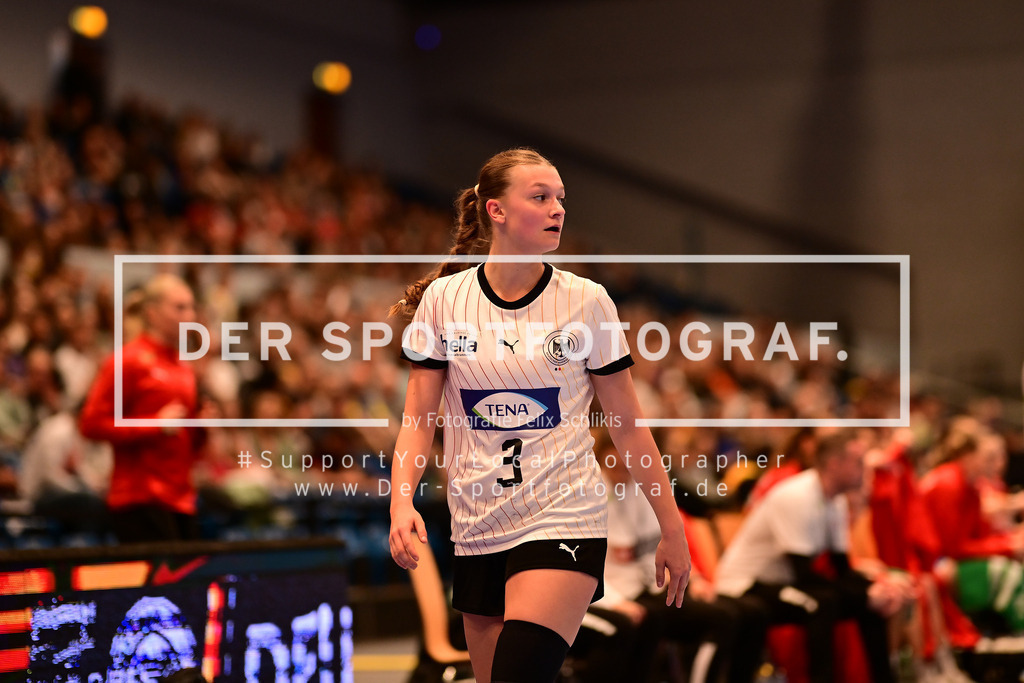 Handball I Juniorinnen I Saison 2024-2025 I Länderspiel I U19w Deutschland - U19w Dänemark I 53316 | Der Sportfotograf. - Realized with Pictrs.com