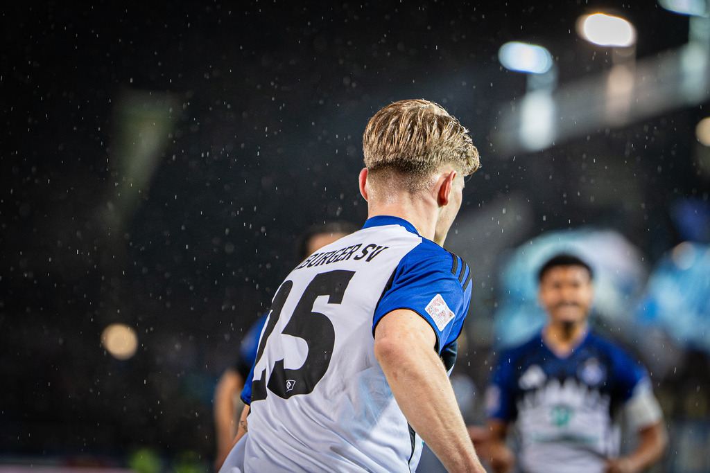 Fußball I Herren I Saison 2025-2026 I Regionalliga Nord I 24. Spieltag I SV Meppen - Hamburger SV II I 1836 | Jeremy Gandert (25, Hamburger Sport Verein II) - Realisiert mit Pictrs.com