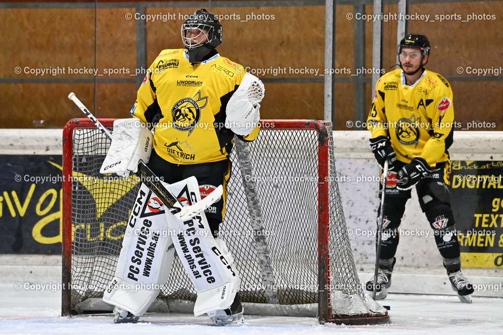 EC Spittal Hornets vs. ESC Steindorf 28.10.2023 | #1 Zauchner Rene, #15 Rossbacher Daniel