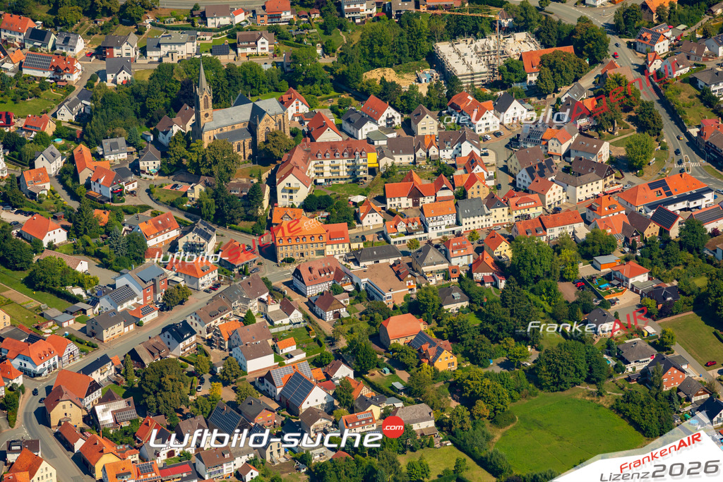 Luftaufnahme Scherfede Warburg - Die Luftaufnahme wurde 2025 vom UL-Flugzeug heraus erstellt ( ohne Drohne ) - Hochauflösende Luftaufnahme - für professionelle Ausdrucke geeignet. Die Geschenkidee !Mit Lizenz und Bildrechte bestellbar