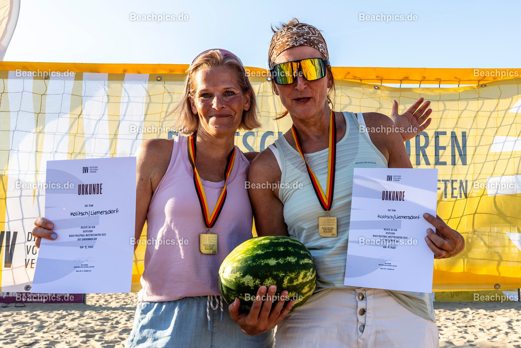 2023-00086509-DSBM-Deutsche-Senioren-Beach-Meisterschaft | Siegerehrung Platzierte DSBM 2023