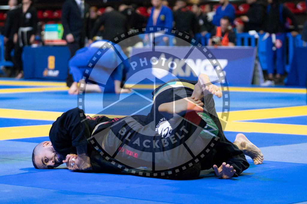 20240119PBB1040 | Fighters compete during the IBJJF European Championship in Paris, France, on January 19, 2024.