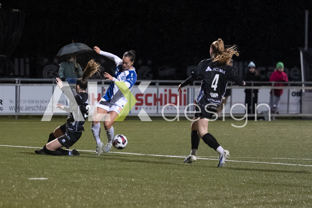 Fußball I Frauen I Saison 2025-2026 I AXA Women's Super League | Women I 14. Spieltag I Grasshoppers Club Zürich - FC Luzern I 14.02.2026 | 12 Kayla McKenna (JM) (GC Zürich) – Angriff - Realisiert mit Pictrs.com