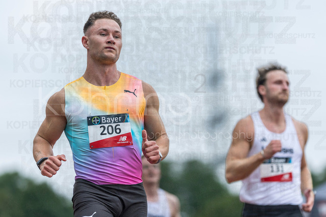 Para Heimspiel 7.0; Leverkusen, 18.07.2026 | LEVERKUSEN, GERMANY - JULY 18, 2026 : Felix Streng (GER/Sprintteam Wetzlar) competing in the 100m during the Para Heimspiel 7.0 at Fritz Jacobi Sports Complex on July 18, 2026 in Leverkusen, Germany.