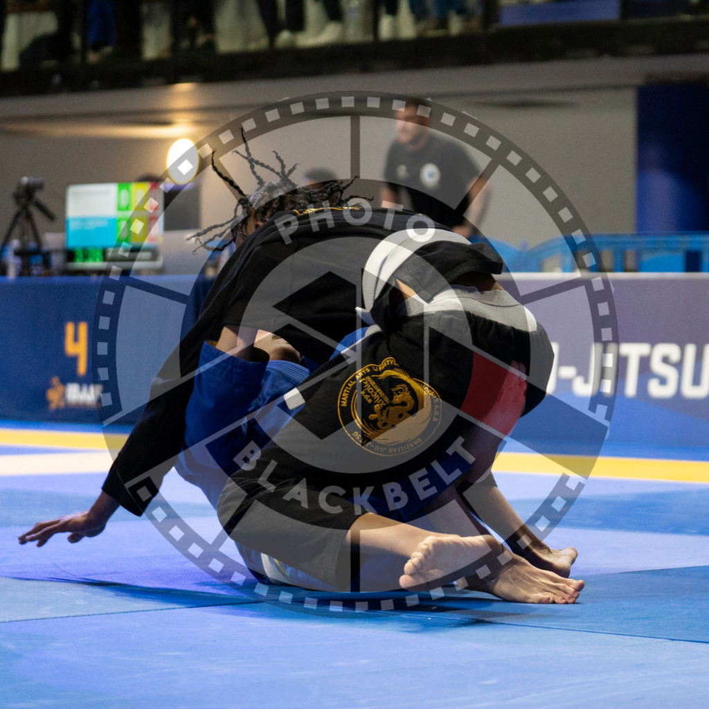 20240119PBB1002 | Fighters compete during the IBJJF European Championship in Paris, France, on January 19, 2024.