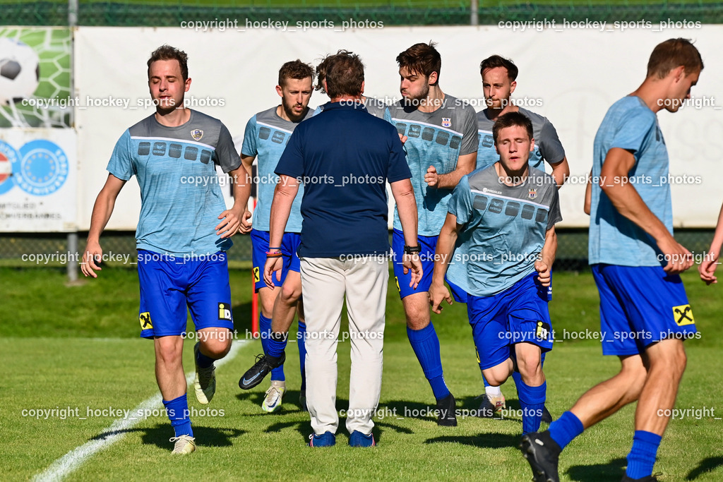 FC Gmünd vs. Union Matrei 19.8.2023 | Headcoach Union Matrei Rupert Marko, #19 Luca Jakob Blassnig,  #14 Philipp Wibmer, #17 Daniel Kofler, #8 Benjamin Cosic, #11 Oliver Josef Steiner