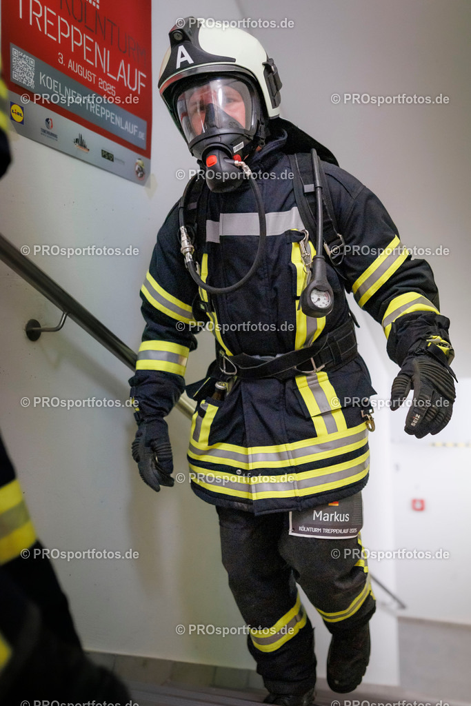 KölnTurm Treppenlauf; Köln, 03.08.2025 | Impressionen vom KölnTurm Treppenlauf am 03.08.2025 in Köln (Nordrhein-Westfalen). 