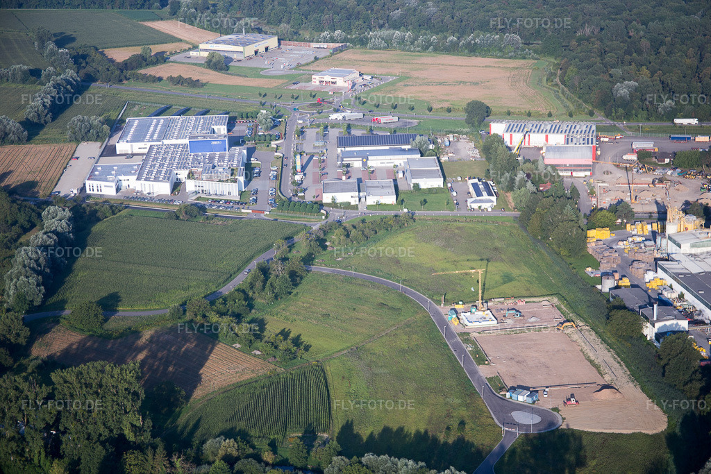 Luftbild: Zimmer Group im Ortsteil Freistett in Rheinau im Bundesland Baden-Württemberg in Deutschland. Foto: IMG_093143.jpg vom 16.08.2016 durch Werner Riehm/FLY-FOTO.de