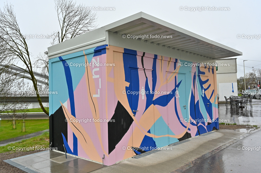 Öffentliche WC Anlagen Stadt Linz_ 14.04.2023-1 | 14.04.2023, Linz, AUT, Oeffentliche WC Anlagen Stadt Linz, im Bild Verkehrsgarten Donaulaende Urfahr