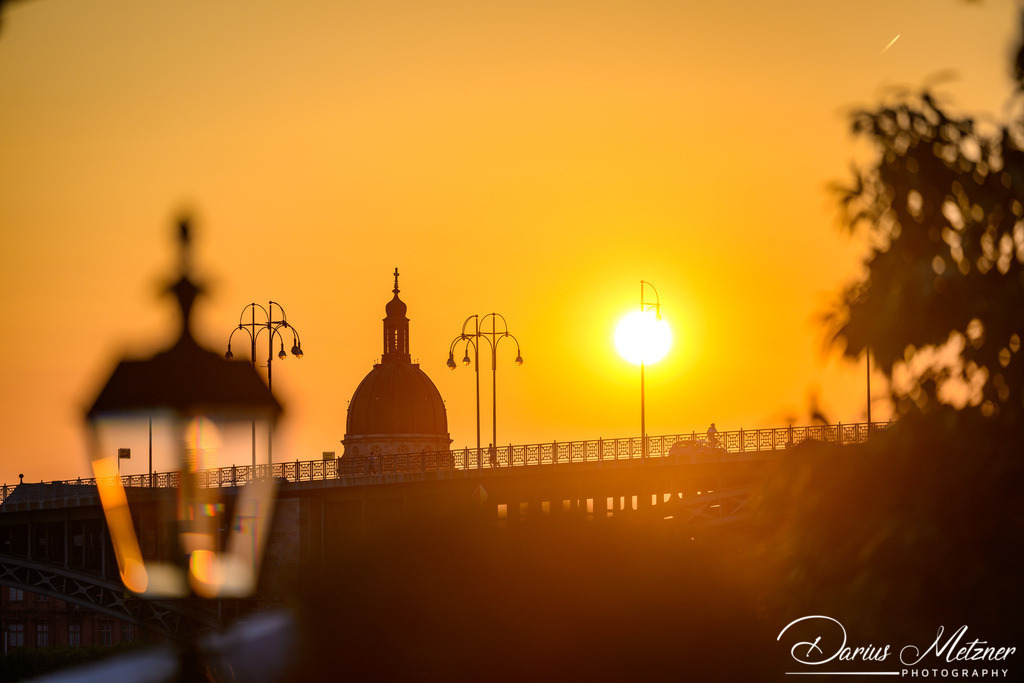Sonnenuntergang in Mainz | Sonnenuntergang in Mainz fotografiert aus Mainz-Kastel